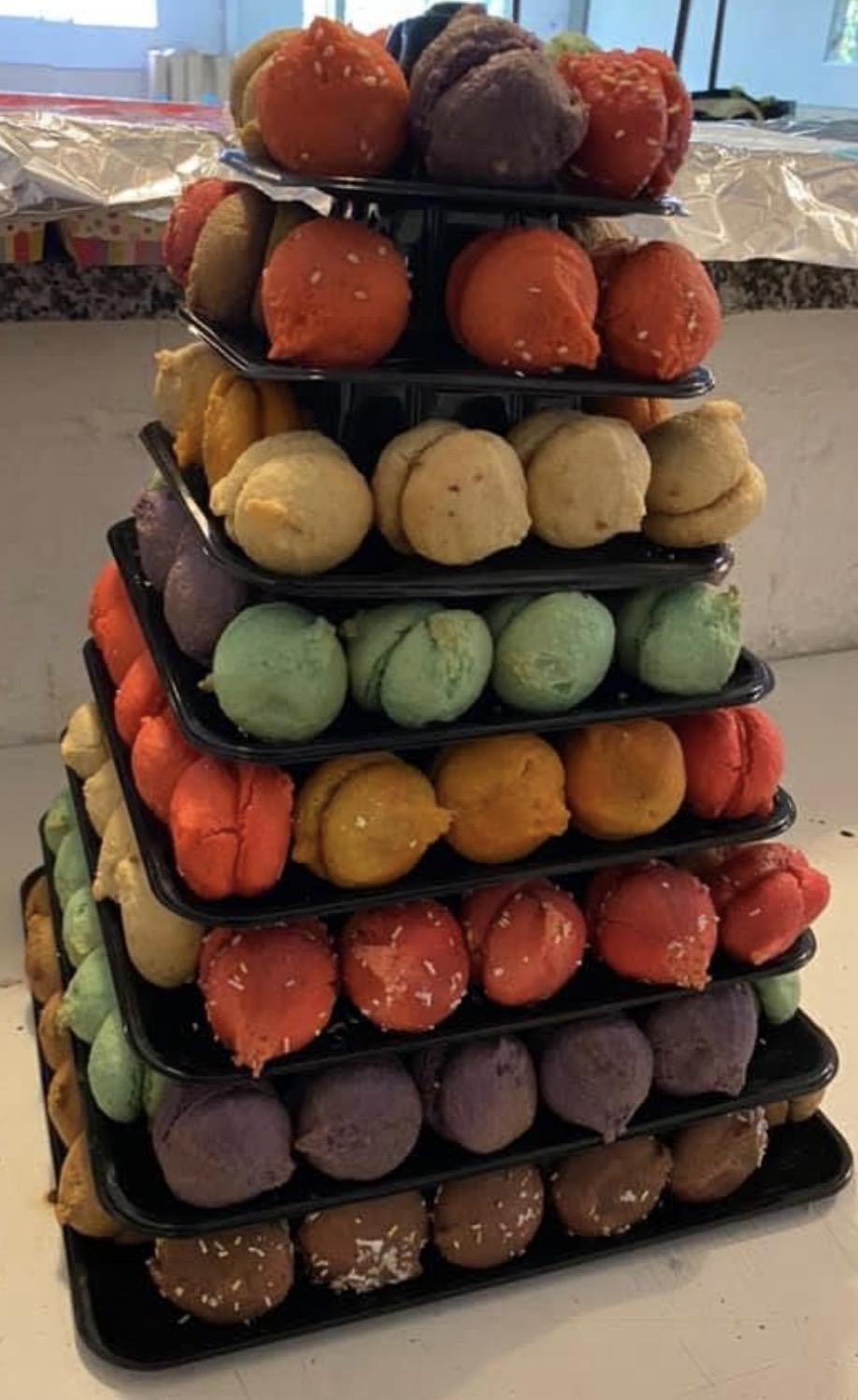 Pyramide de macarons